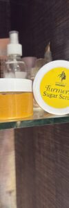 Turmeric sugar scrub  Homemade